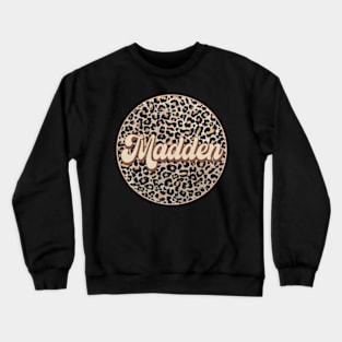 Classic Music Madden Personalized Name Circle Birthday Crewneck Sweatshirt